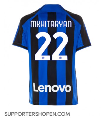 Inter Milan Henrikh Mkhitaryan #22 Hemma Matchtröja 2022-23 Kortärmad
